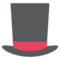 Top Hat emoji on HTC